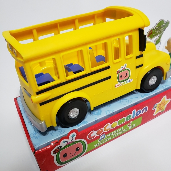 Cocomelon Musical Yellow School Bus Toy Set JJ - Picture 4 of 16